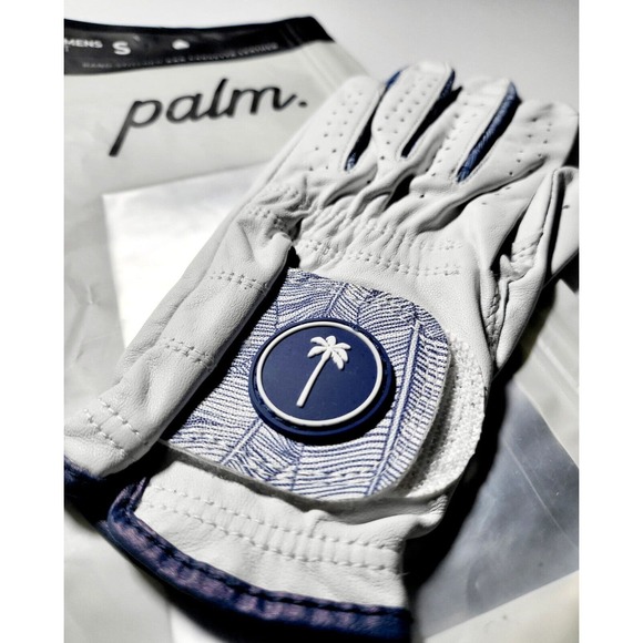 NWT PALM Women’s Leafy Hand Stitched Cabretta‎ Leather Left Handed Glove Size S - Picture 2 of 6
